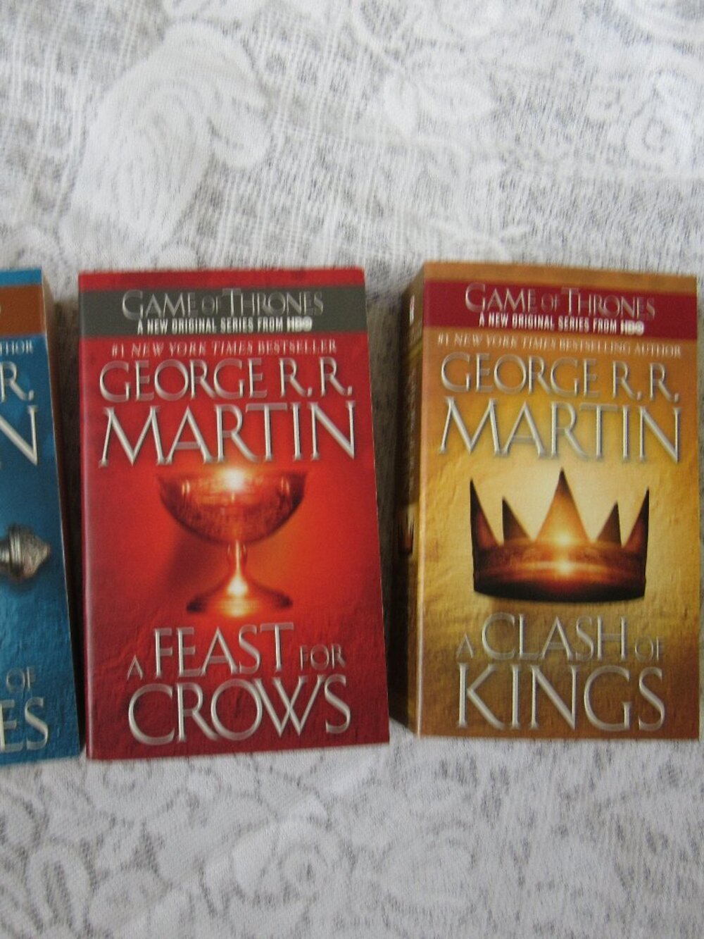 Game Of Thrones George R R Martin 3 Paperback Book Lot - Picture 2 of 8